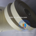 Garment wash care label Dyed color Beige thermal printing nylon taffeta labels